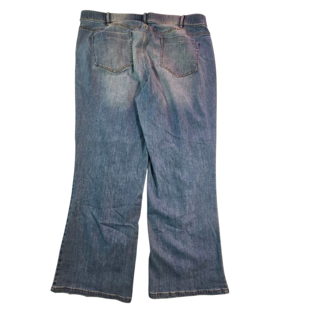 J.Jill Denim Barely Flare Burbank Wash Blue Jeans Womens Size 20 - Picture 4 of 12